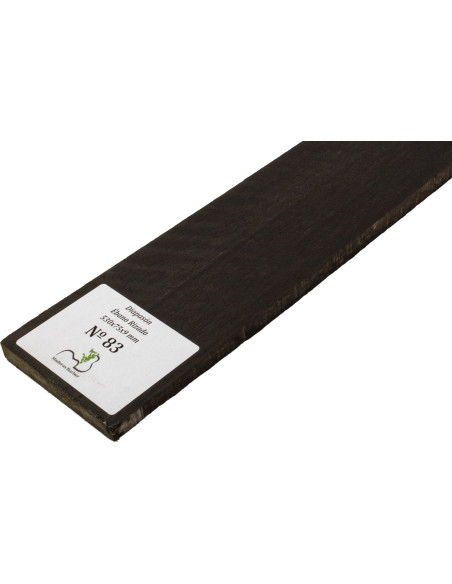 Diapasón de Ébano Rizado 530x75x9 mm MB Exclusive Nº83 | Maderas Barber