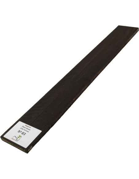 Curly Ebony Fingerboard 530x75x9 mm MB Exclusive Nº83 | Maderas Barber
