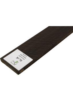 Griffbrett geflammtes Ebenholz 530x75x9 mm MB Exclusive Nr.70 | Maderas Barber
