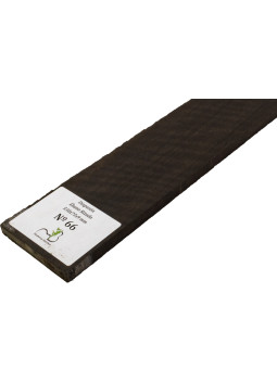 Curly Ebony Fingerboard 530x75x9 mm MB Exclusive Nº66 | Maderas Barber