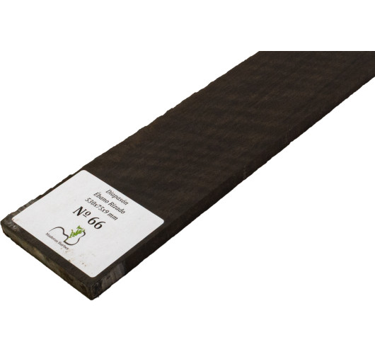 Griffbrett geflammtes Ebenholz 530x75x9 mm MB Exclusive Nr.66 | Maderas Barber