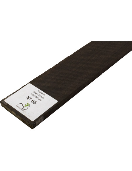 Touche en Ébène Ondé 530x75x9 mm MB Exclusive N°66 | Maderas Barber