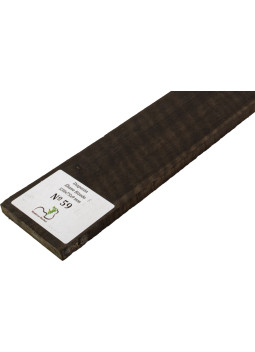 Touche en Ébène Ondé 530x75x9 mm MB Exclusive N°59 | Maderas Barber