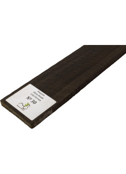 Griffbrett geflammtes Ebenholz 530x75x9 mm MB Exclusive Nr.30 | Maderas Barber