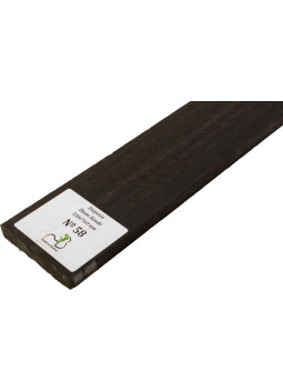 Touche en Ébène Ondé 530x75x9 mm MB Exclusive N°58 | Maderas Barber