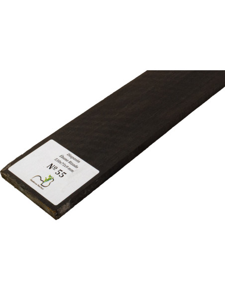 Touche en Ébène Ondé 530x75x9 mm MB Exclusive N°55 | Maderas Barber