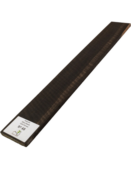 Touche en Ébène Ondé 530x75x9 mm MB Exclusive N°48 | Maderas Barber