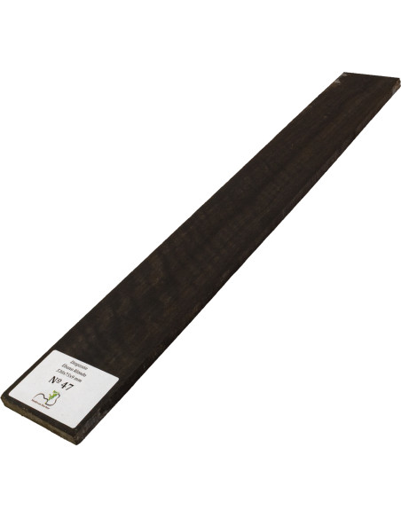 Diapasón de Ébano Rizado 530x75x9 mm MB Exclusive Nº47 | Maderas Barber
