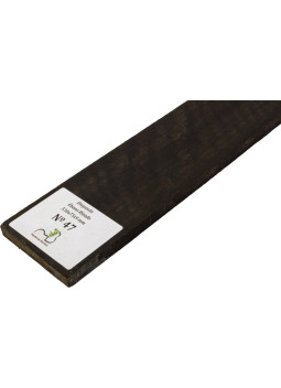Diapasón de Ébano Rizado 530x75x9 mm MB Exclusive Nº47 | Maderas Barber