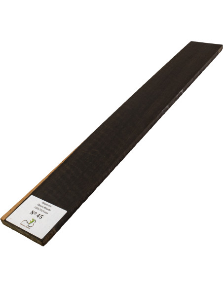 Diapasón de Ébano Rizado 530x75x9 mm MB Exclusive Nº45 | Maderas Barber