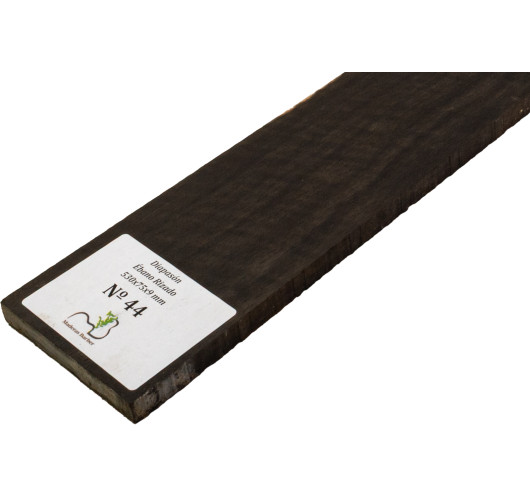 Touche en Ébène Ondé 530x75x9 mm MB Exclusive N°44 | Maderas Barber