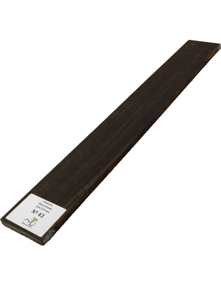 Touche en Ébène Ondé 530x75x9 mm MB Exclusive N°43 | Maderas Barber