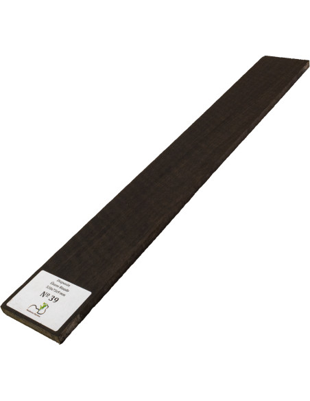 Touche en Ébène Ondé 530x75x9 mm MB Exclusive N°39 | Maderas Barber