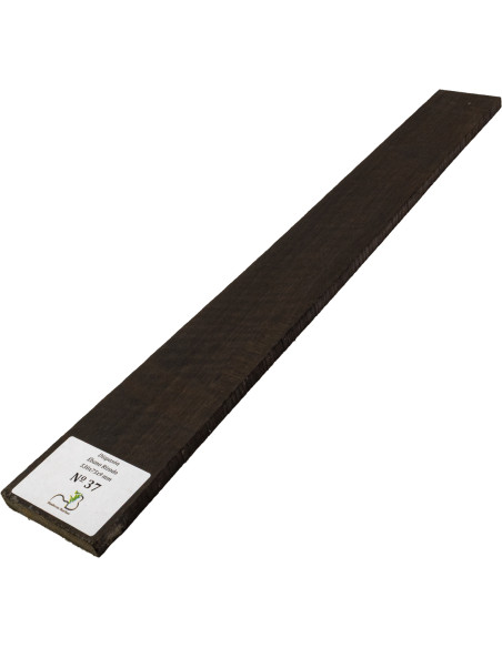 Touche en Ébène Ondé 530x75x9 mm MB Exclusive N°37 | Maderas Barber