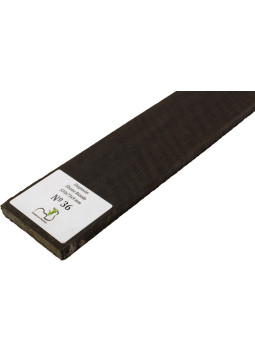 Curly Ebony Fingerboard 530x75x9 mm MB Exclusive Nº36 | Maderas Barber