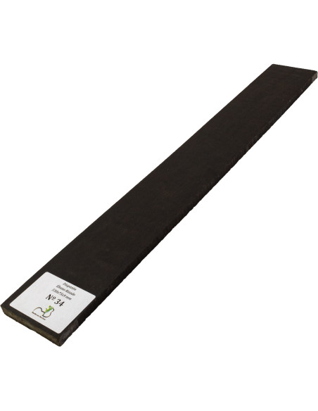 Curly Ebony Fingerboard 530x75x9 mm MB Exclusive Nº34 | Maderas Barber