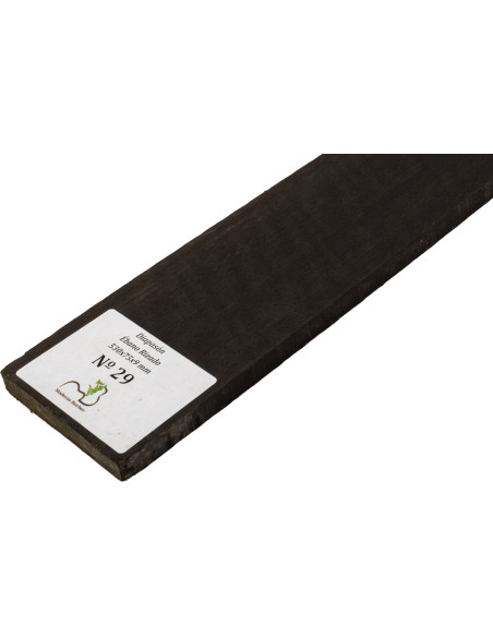Tastiera ebano marezzato 530x75x9 mm MB Exclusive n.29 | Maderas Barber