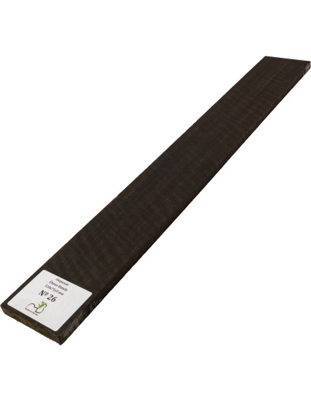 Touche en Ébène Ondé 530x75x9 mm MB Exclusive N°26 | Maderas Barber