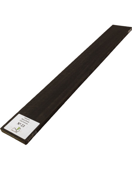Touche en Ébène Ondé 530x75x9 mm MB Exclusive N°23 | Maderas Barber