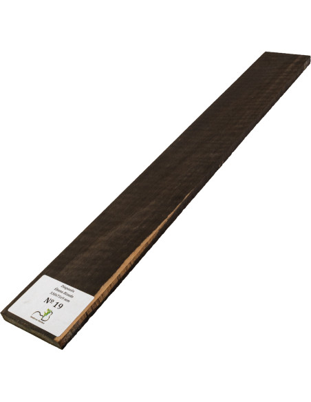 Touche en Ébène Ondé 530x75x9 mm MB Exclusive N°19 | Maderas Barber