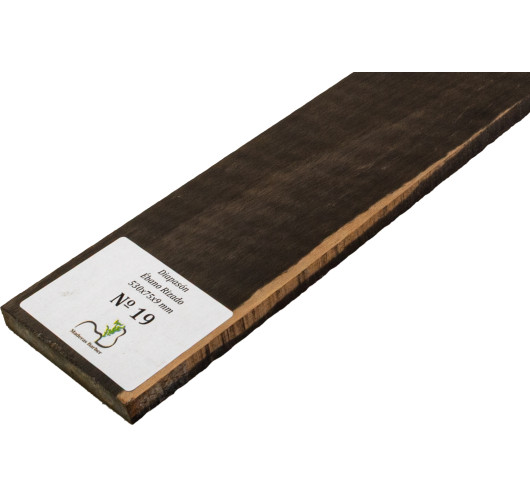 Tastiera ebano marezzato 530x75x9 mm MB Exclusive n.19 | Maderas Barber