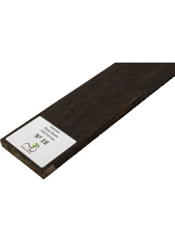 Touche en Ébène Ondé 530x75x9 mm MB Exclusive N°18 | Maderas Barber