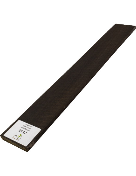 Touche en Ébène Ondé 530x75x9 mm MB Exclusive N°12 | Maderas Barber