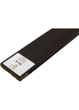 Griffbrett geflammtes Ebenholz 530x75x9 mm MB Exclusive Nr.8 | Maderas Barber