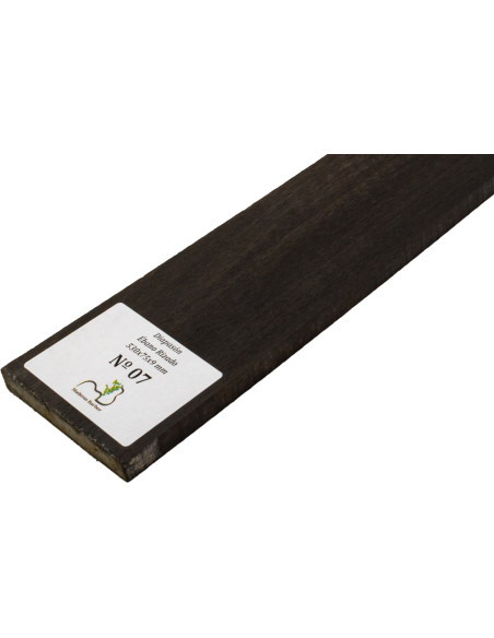 Tastiera ebano marezzato 530x75x9 mm MB Exclusive n.7 | Maderas Barber