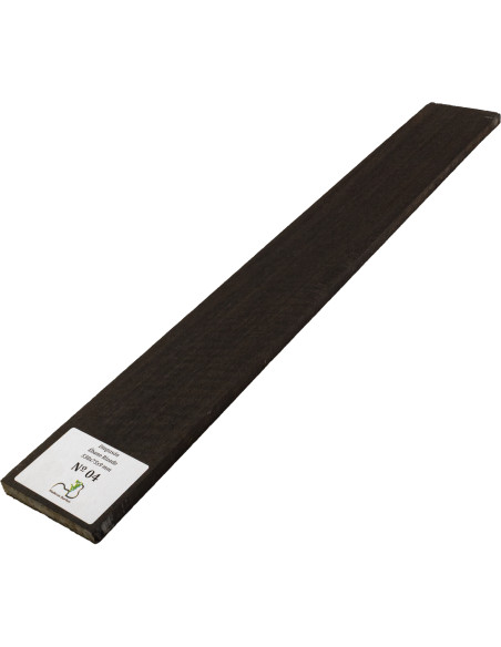 Touche en Ébène Ondé 530x75x9 mm MB Exclusive N°4 | Maderas Barber