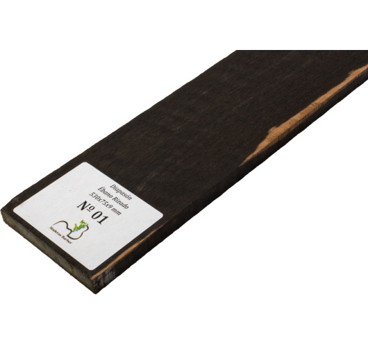 Tastiera ebano marezzato 530x75x9 mm MB Exclusive n.1 | Maderas Barber