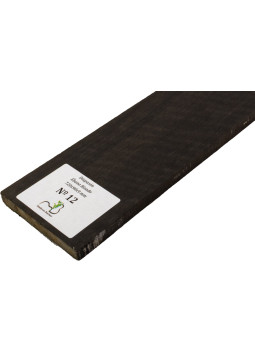 Griffbrett geflammtes Ebenholz 720x90x9 mm MB Exclusive Nr.12 | Maderas Barber
