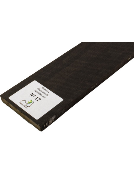 Touche en Ébène Ondée 720x90x9 mm MB Exclusive Nº12 | Maderas Barber