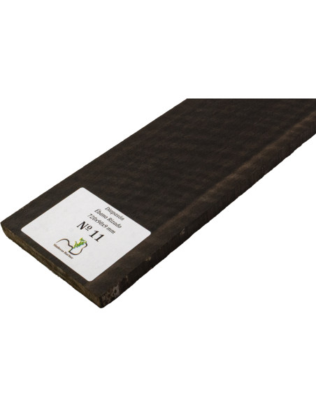 Griffbrett geflammtes Ebenholz 720x90x9 mm MB Exclusive Nr.11 | Maderas Barber