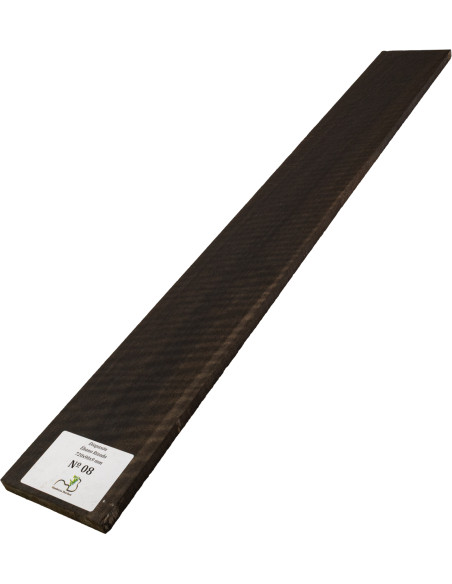 Tastiera ebano marezzato 720x90x9 mm MB Exclusive n.8 | Maderas Barber