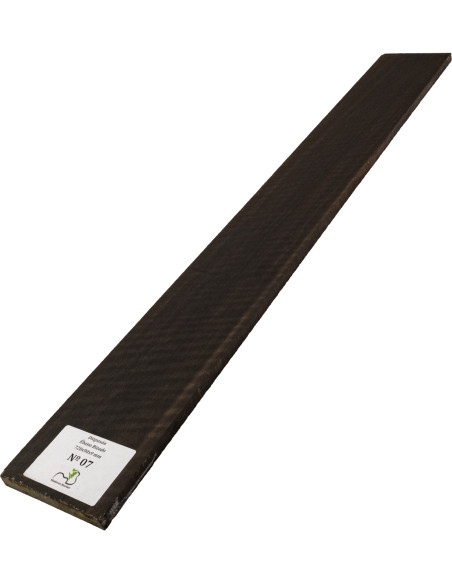 Curly Ebony Fingerboard 720x90x9 mm MB Exclusive Nº7 | Maderas Barber