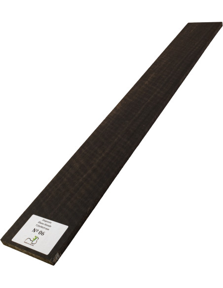 Curly Ebony Fingerboard 720x90x9 mm MB Exclusive Nº6 | Maderas Barber
