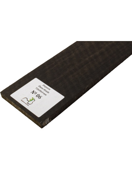 Curly Ebony Fingerboard 720x90x9 mm MB Exclusive Nº6 | Maderas Barber