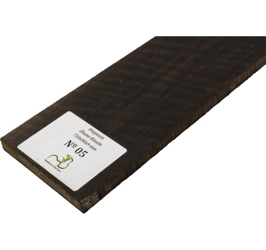 Curly Ebony Fingerboard 720x90x9 mm MB Exclusive Nº5 | Maderas Barber
