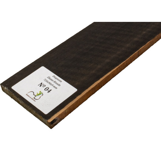 Touche en Ébène Ondée 720x90x9 mm MB Exclusive Nº4 | Maderas Barber