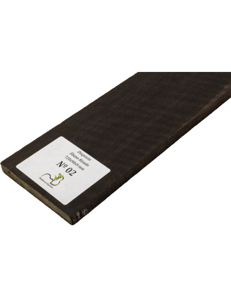 Griffbrett geflammtes Ebenholz 720x90x9 mm MB Exclusive Nr.2 | Maderas Barber