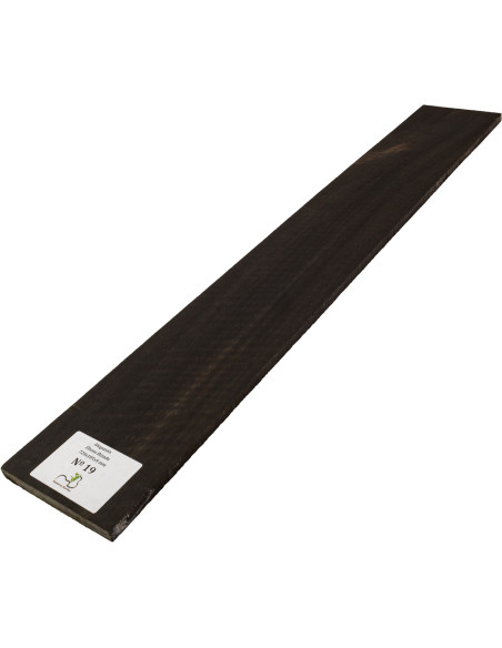 Curly Ebony Fingerboard 720x105x9 mm MB Exclusive Nº19 | Maderas Barber