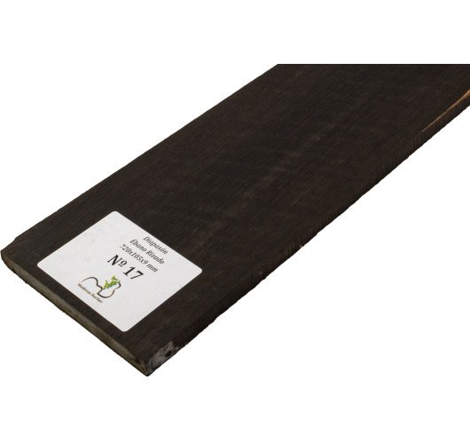 Griffbrett geflammtes Ebenholz 720x105x9 mm MB Exclusive Nr.17 | Maderas Barber