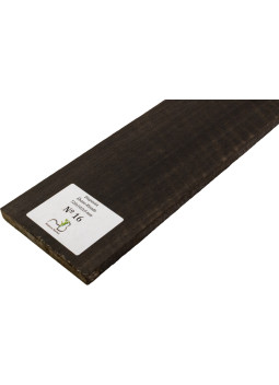 Griffbrett geflammtes Ebenholz 720x105x9 mm MB Exclusive Nr.16 | Maderas Barber