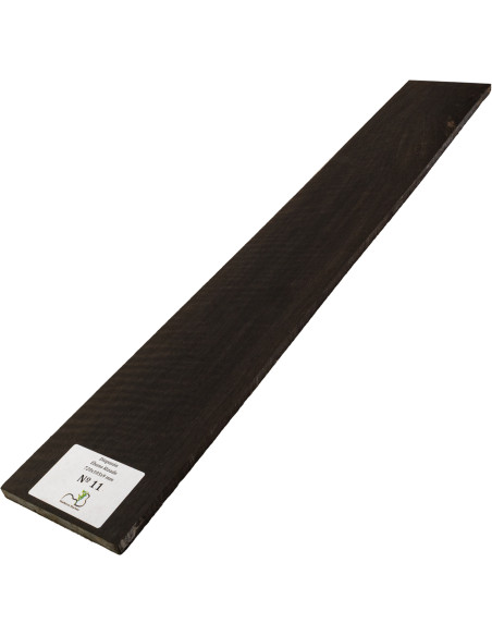 Griffbrett geflammtes Ebenholz 720x105x9 mm MB Exclusive Nr.11 | Maderas Barber