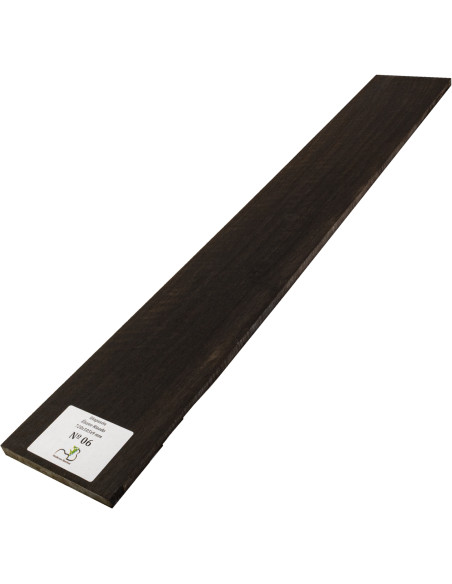 Griffbrett geflammtes Ebenholz 720x105x9 mm MB Exclusive Nr.6 | Maderas Barber
