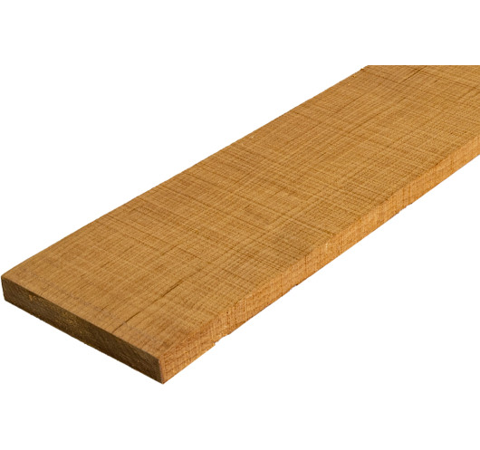 Détail de la touche en Hard Maple torréfié, maille régulière et teinte homogène