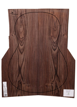 Fond en Bois de Violette à grain fin pour guitare classique MB Exclusive Nº 7