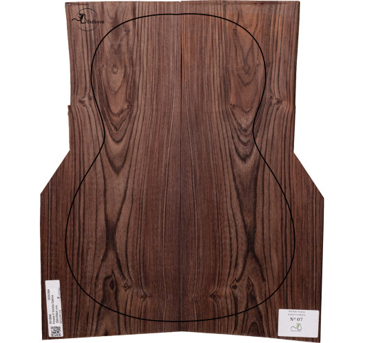 Fine-grained Kingwood back for classical guitar MB Exclusive Nº 7