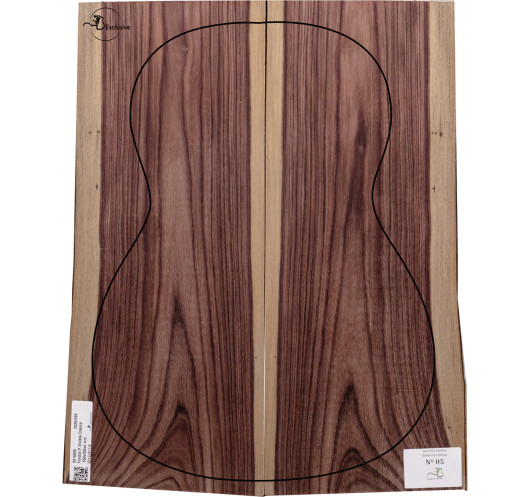 Kingwood back with fine contrasting grain for classical guitar MB Exclusive Nº 5